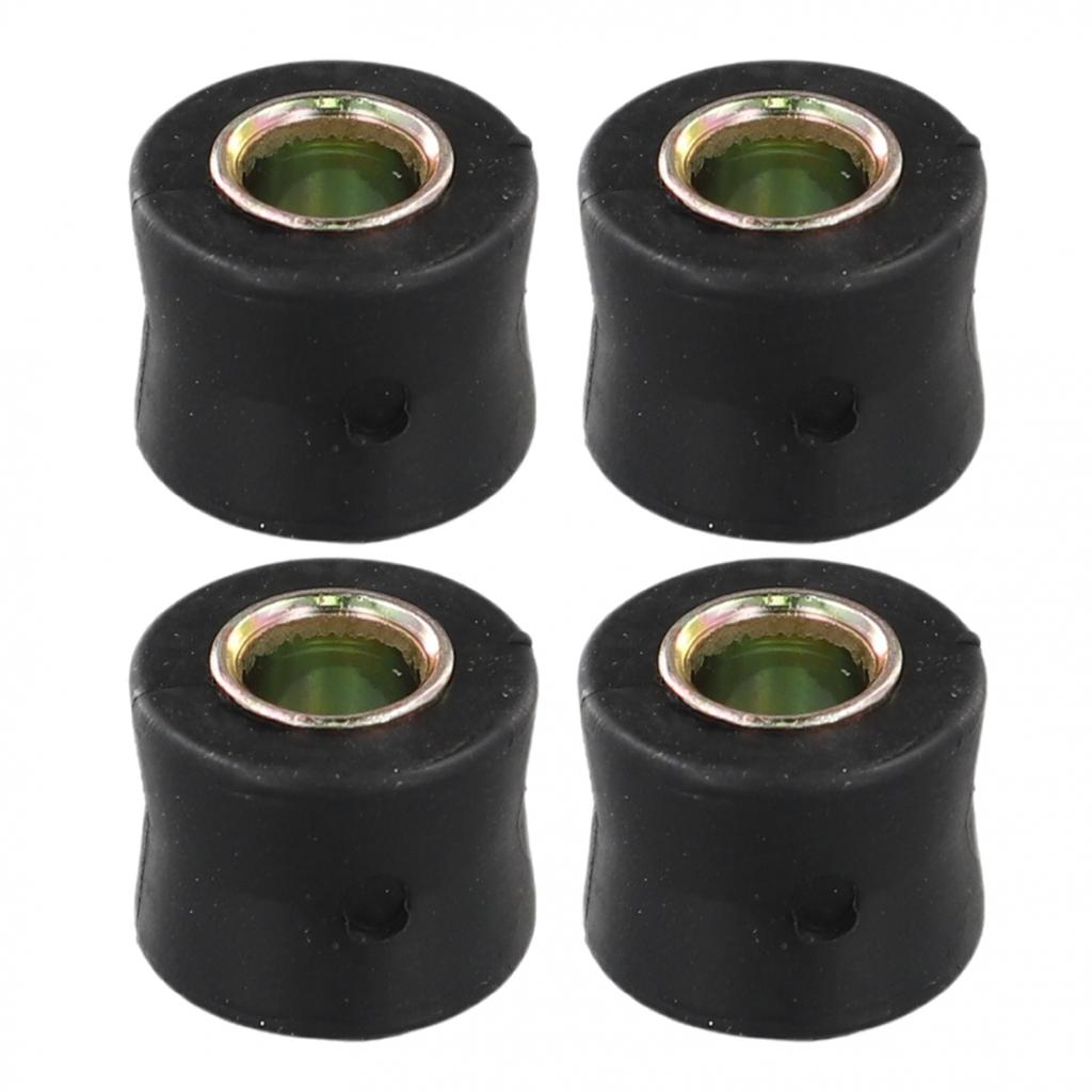 Heavy Duty 10mm Rubber Shock Absorber Bushes For Quad Dirt Bike ATV Set Of 4 #