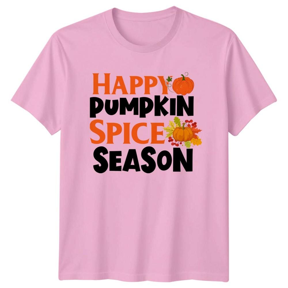 Happy Pumpkin Spice Season TShirt Fall Harvest Seasonal Thanksgiving Gift