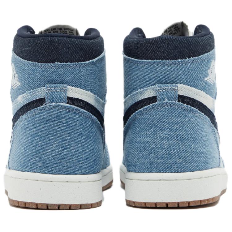 Baskets Unisexe Air Jordan 1 Retro High OG Denim Bleu Sommet-Blanc Obsidienne FQ2947-100