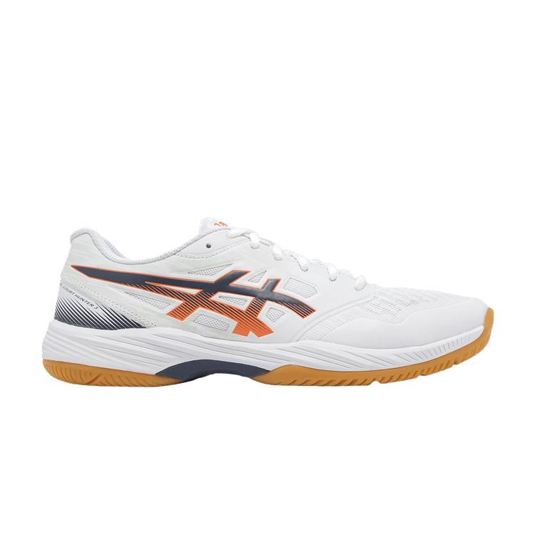 

ASICS Gel Court Hunter 3 White Indigo Fog Orange Men Sneakers 1071A119-100 44