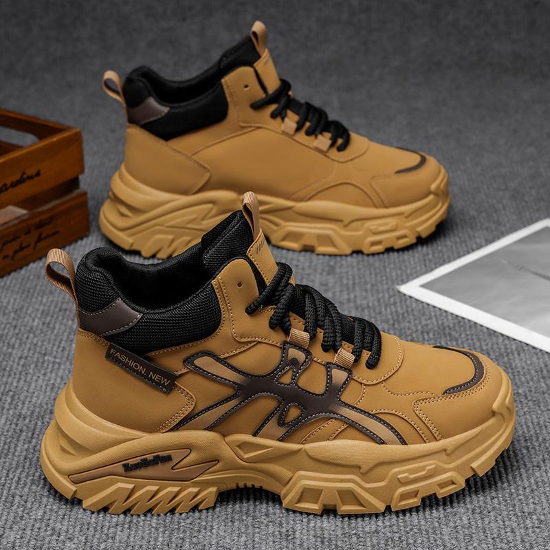 Men's Work Boots Autumn/Winter New Style for Men's Outdoor Climbing, Durable Sports and Casual Work On Construction Sites