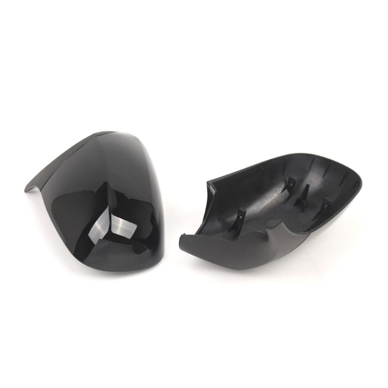 Horn Style Mirror Housing Bullhorn Design Side Mirror Cover 51167205291 51167205292 Replacements for E90 E91 E92 E93