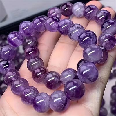 Natural Amethyst Bracelet, Dreamy Amethyst, Men's and Women's bracelets,Christmas Gift, Stocking Stuffers, Valentine's Day Gift, Girlfriend Gift