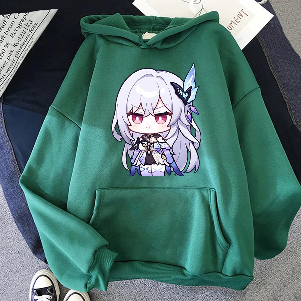 Sudadera con capucha Skirk de Genshin Impact Moda Estética Sudaderas de Videojuegos Unisex Otoño Invierno Sudaderas de Anime