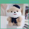 Plush Hamster Keychain With Pp Cotton Filling For Bag Decor And Gift