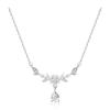 Necklace Wisteria Flowers Sparkle and Bloom. Exquisite Ins Cold Style Niche Design. Elegant, Fashionable and Versatile Collarbone T-Ba251121