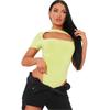 Missy Empire Womens/Ladies Cut Out Bodycon Short-Sleeved Bodysuit