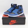 555088-404 Nike Air 1 Retro High OG Dark Marina Blue Black White (Men's)