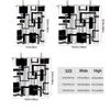 1pc Black and White Abstract Geometry Shower Curtain,with 12 Hooks,Machine Washable, for Shower Partition and Privacy Protecti