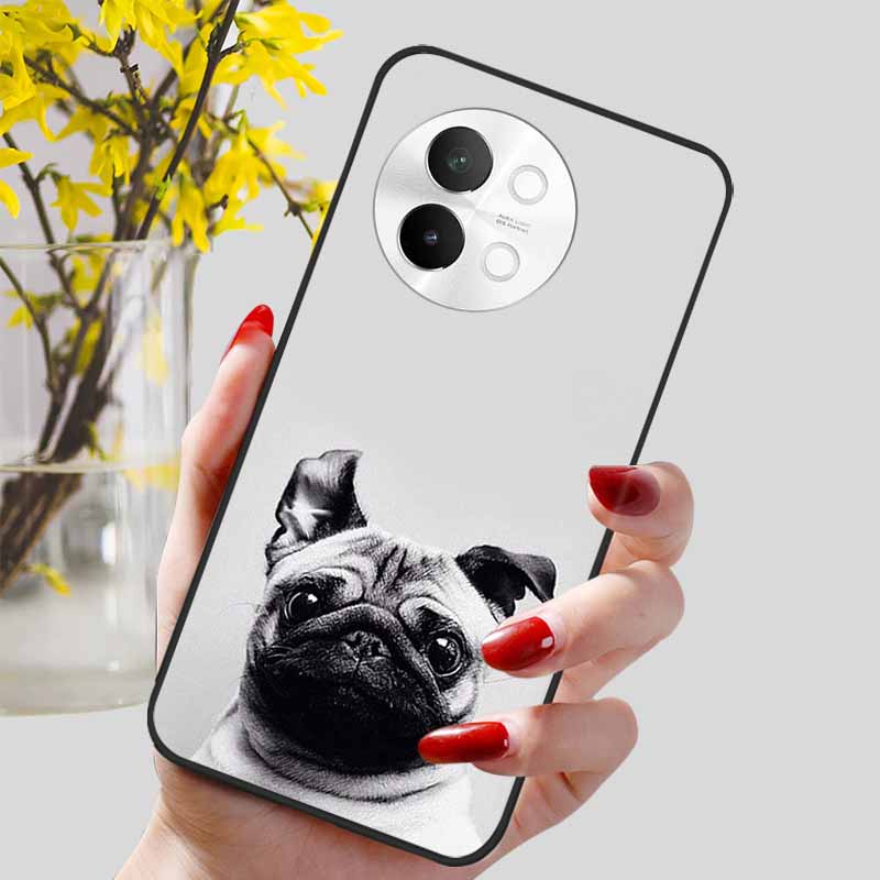 For Vivo V40 Lite 5G Case Fashion Soft Silicone Lovely Phone Cover for Vivo V 40 Lite V40Lite 5G Protect Back Cover TPU Coques