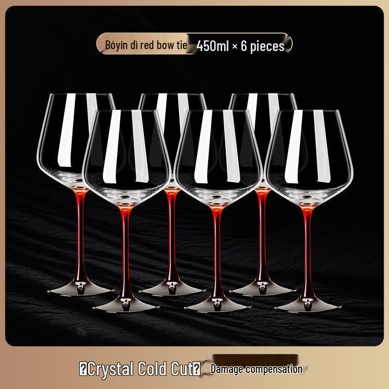Qiwei European Style Crystal Wine Glass Decanter Set