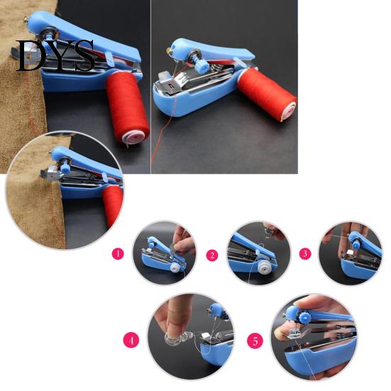 Manuelles Nähgerät Tragbar Handarbeit Mini Praktisch Handgehaltene Handheld-Maschine Kleidung Stoff Reparatur