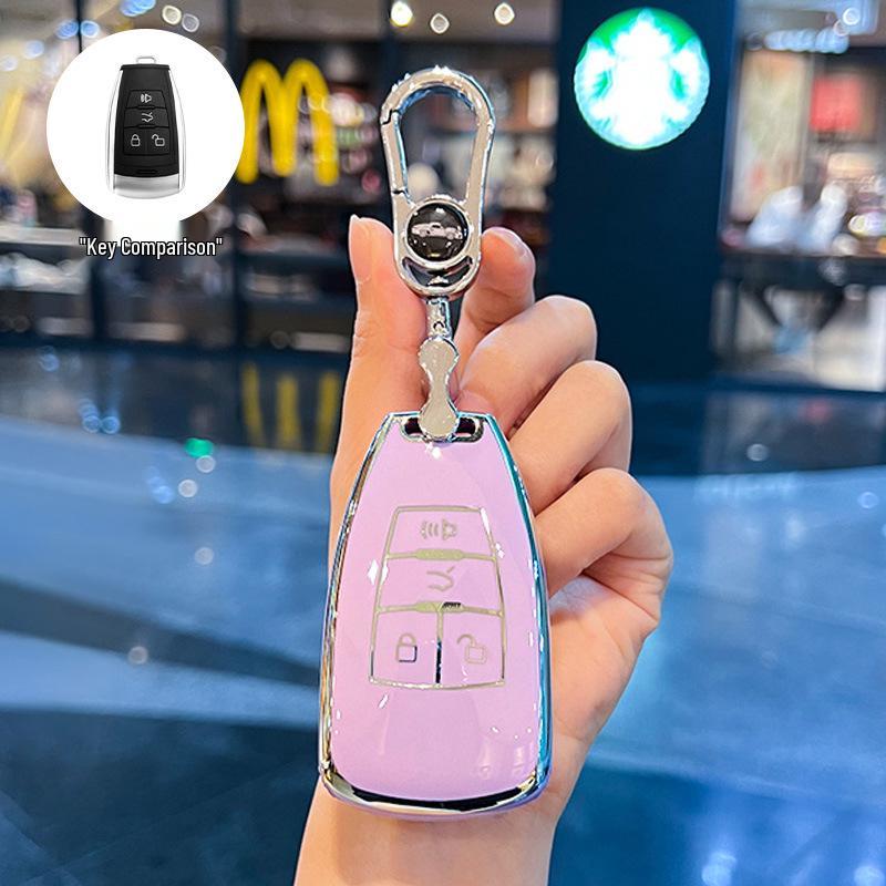Compatible with Beijing BJ40Plus, BJ80, BAIC Changhe A6, Weiwang S50, Premium M50F, and M60 Key Cases.