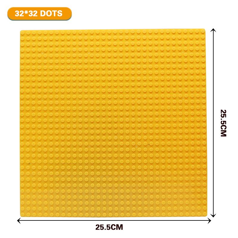 32x32 32x16 Dots Classic Base Plates MOC DIY Plastic Bricks Baseplates City Dimensions Building Blocks Figures Construction Toys
