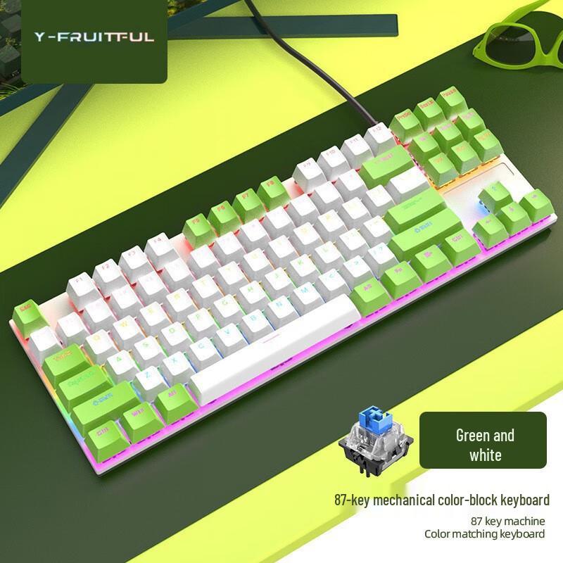 Y-FRUITFUL K6 RGB Hot-Swappable Mechanical Gaming Keyboard