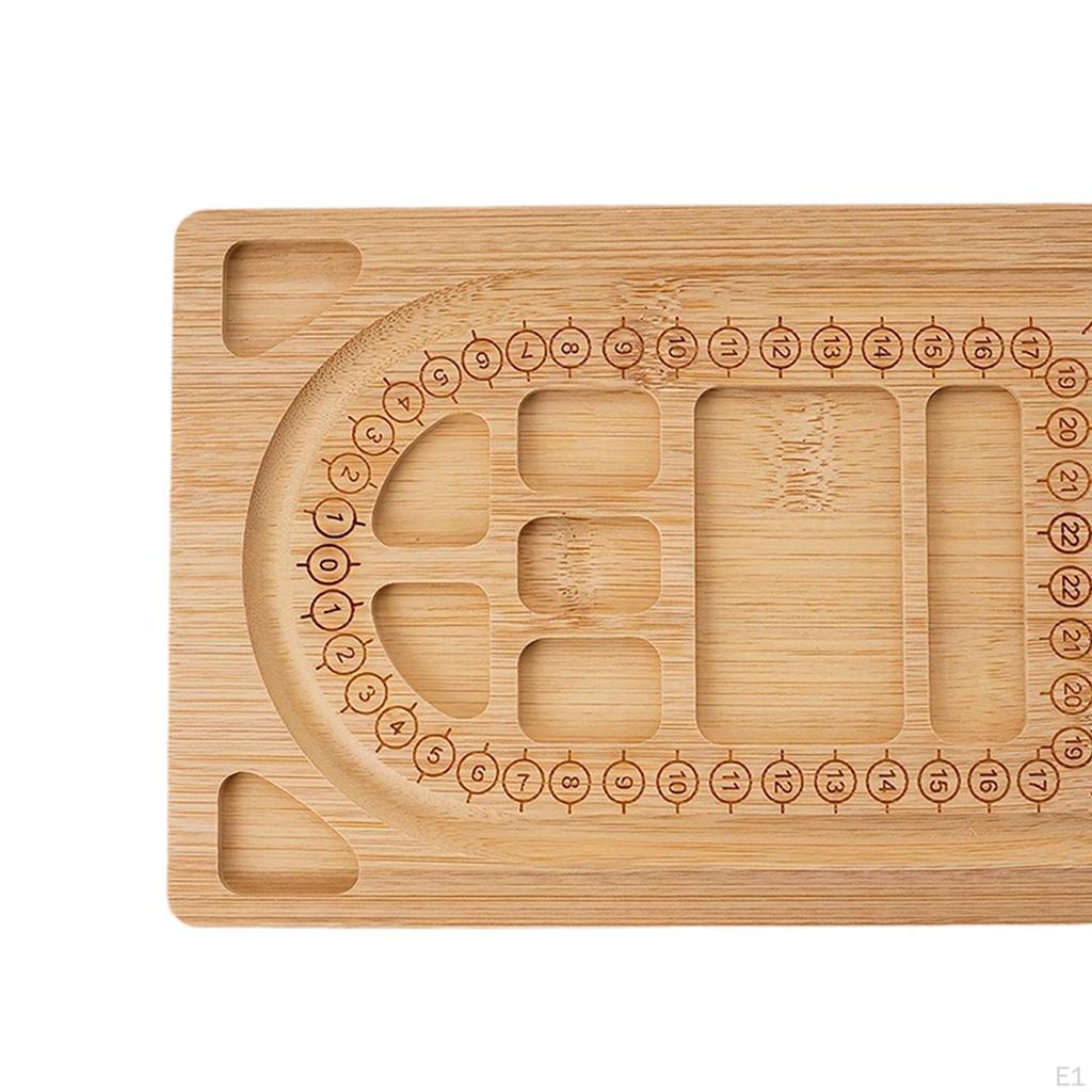 Bamboo Bead Board Jewelry Making Supplies Holder Reusable DIY Hobbies Portable Art Crafts