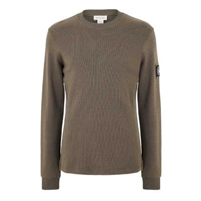 Mens Waffle Long-Sleeved Top