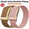 Bandă Fitness din Nailon pentru Curea Whoop 5.0 pentru Whoop 5.0MG Bandă Sport Elastică Împletită cu Cadru Metalic Aur/Argintiu/Rose Gold