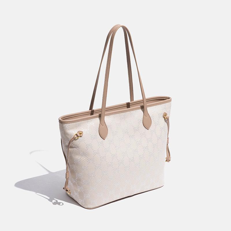 Large-capacity Handbag, Summer Fashionable and Simple Tote Bag, Hand-carried Single-shoulder Niche Women's Bag