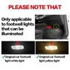 2X For VW Tiguan MK1 MK2 Touareg 7L 7P CR Sharan 7M 7N UP LED Car Footwell Light Decoration Atmosphere Lamp Interior Accessories