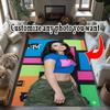 Customize Picture Customize Your Photo Carpet Suitable for Dining Room Foyer Study Room Balcony Anti-slip Rug Anime Office Decor Wedding Party Gift