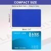 20/30Pcs 86x54x0.8mm Metal Business Cards Anodized Aluminum Blanks Name Card Laser Engrave Printable Name Cards for Custom DIY