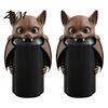 Funny Gadget for Friends 3D Printed Bat Can Holder, Cartoon Vampire Cat Stand Practical Beverage Holder Standard Soda Cans, Halloween Desktop