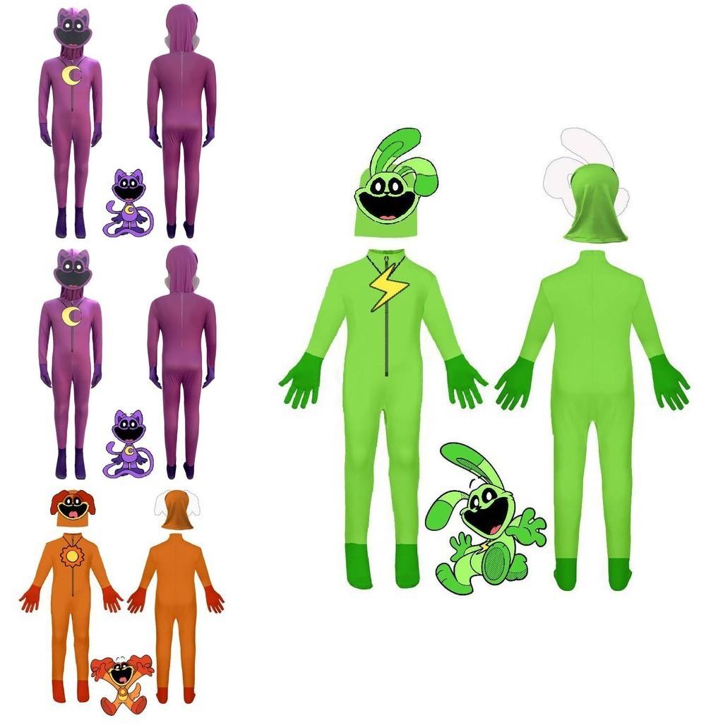Poppy Playtimecos Children's Performance Costume Halloween Bodysuit Game-inspired