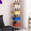 Robot Book Shelf Multi-layer Household Children Book Shelves Bedroom Wrought Iron Magazine Rack Multifunction Organizers Shelf