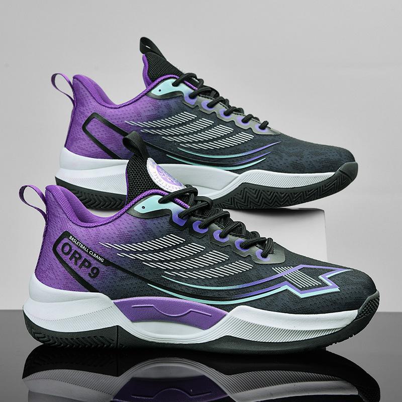Mandarin duck low-top basketball shoes men's combat boots student adult cement floor actual sports running shoes one piece