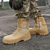 Men's Shoes New High-top Tactical Boots Outdoor Combat Training Boots