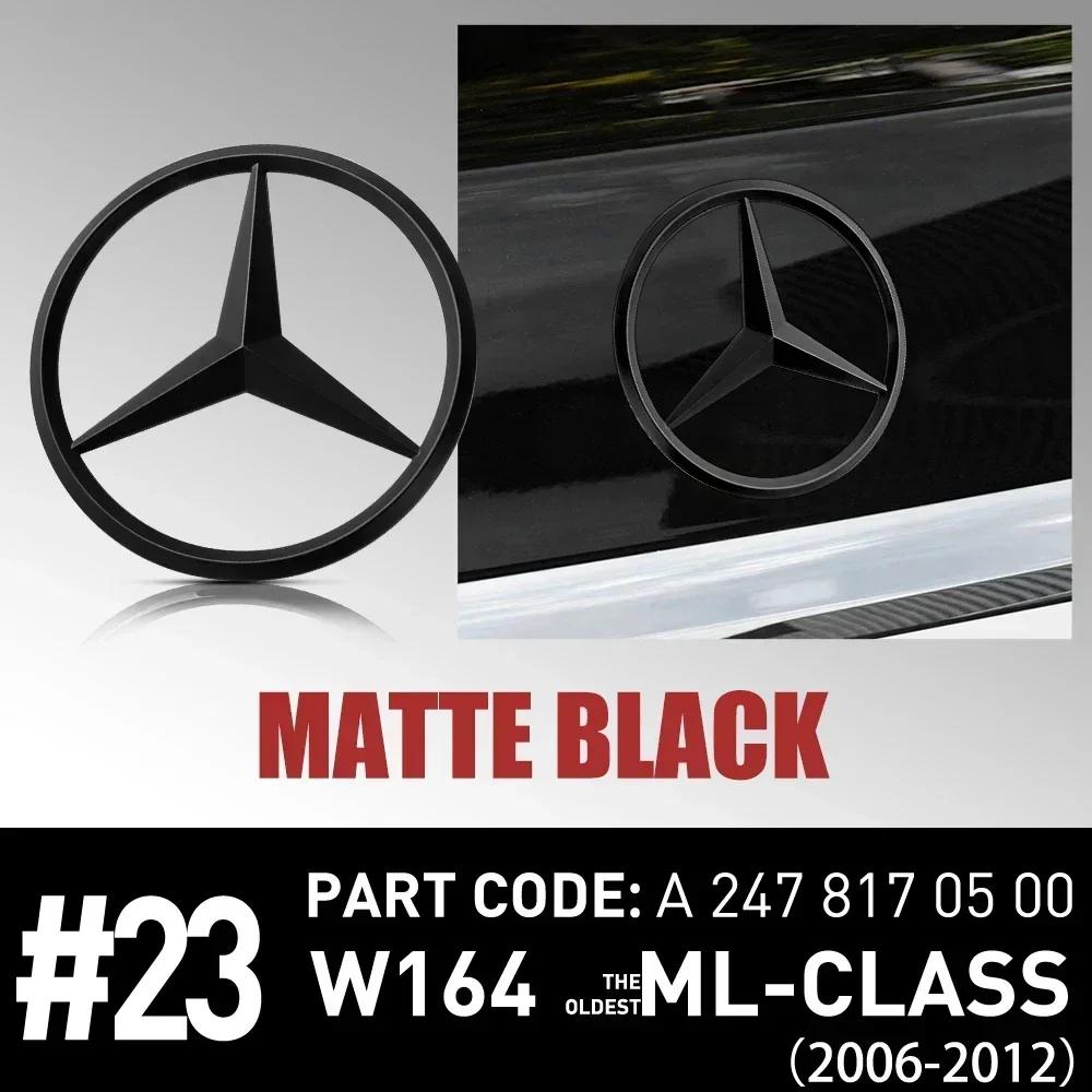 

Для автомобиля Mercedes Benz Наклейка-значок на багажник 3D ABS задняя наклейка подходит для старого Mercedes-Benz ML класса 350 450 550 W164 200