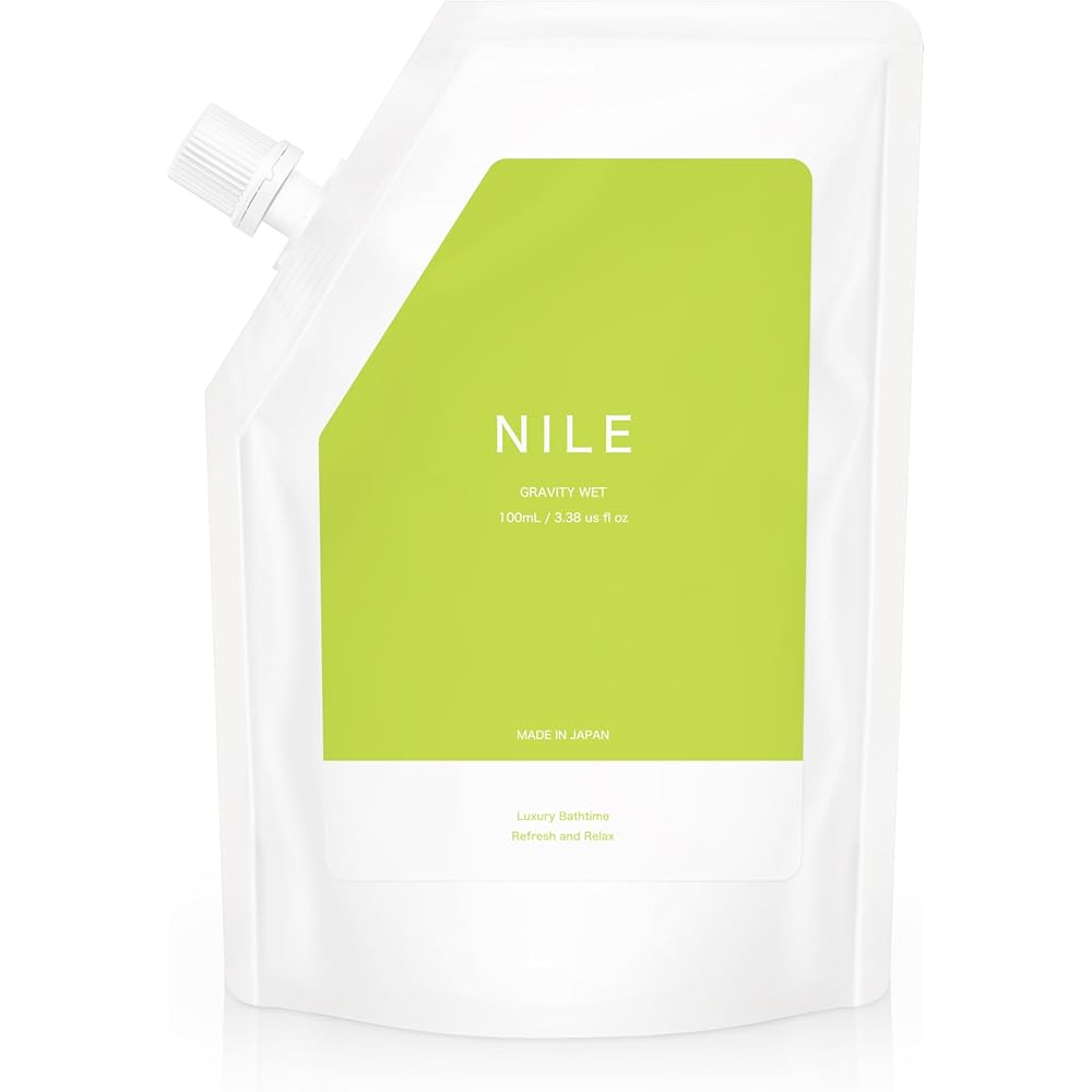 Nile Styling Oil Hair Oil Wet Look Gravity Wet Refill 100ml Apple Fleur Scent