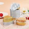 Aluminum Foil Pans with Lids Disposable Foil Food Containers Mini Loaf Pans Great for Cooking Heating Storing Baking Tools