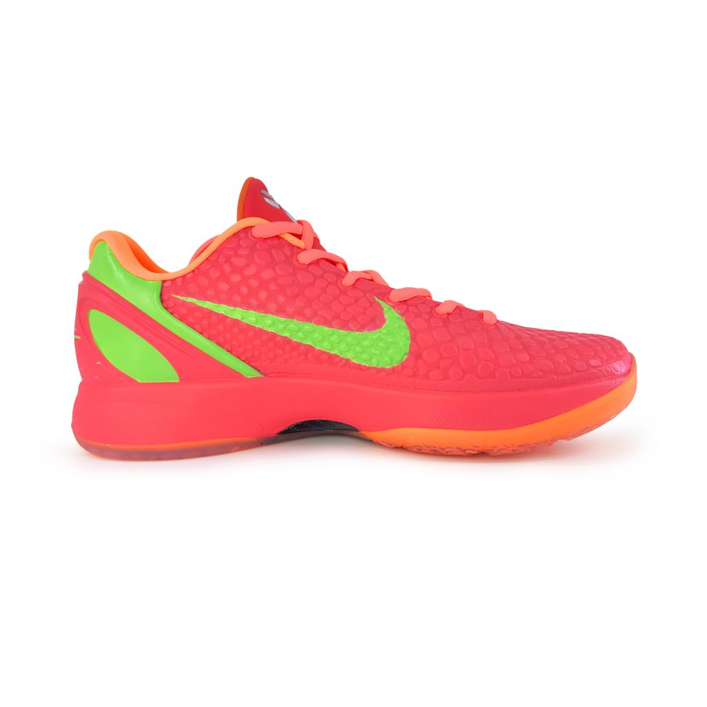 Nike Zoom Kobe 6 Protro 'Total Orange' Rosso Incantato Resistenti all'Abrasione Scarpe da Basket Basse Unisex Rosso Verde IH1871-800(Team258-)