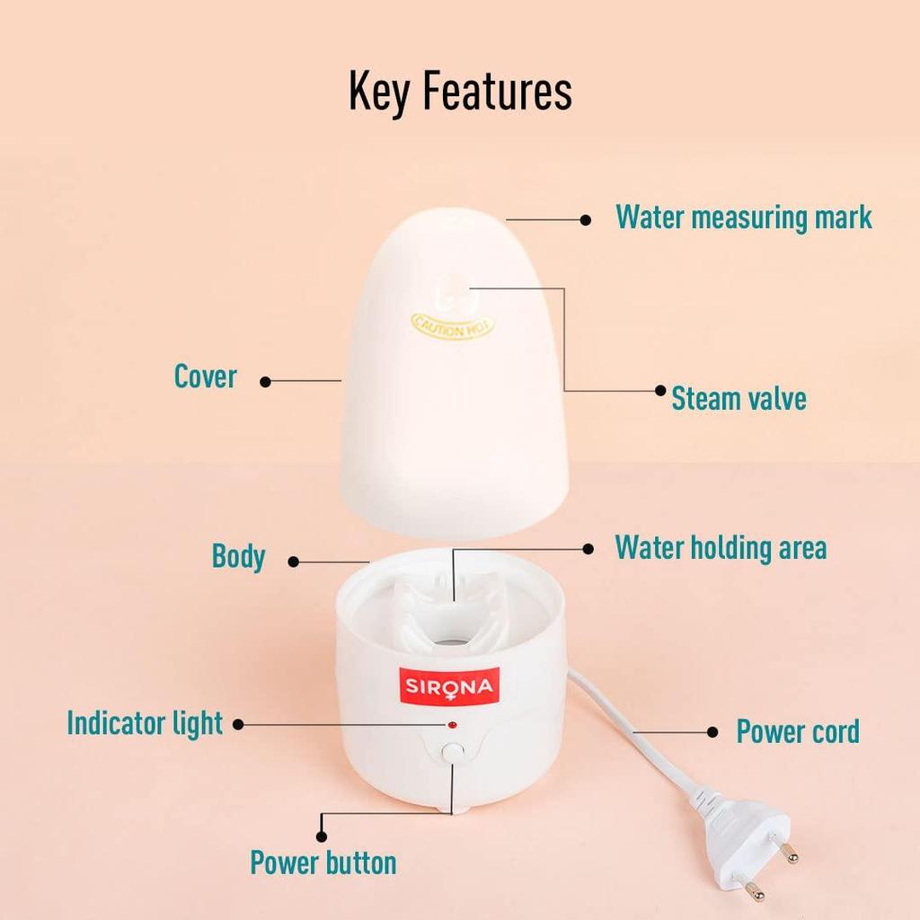 Menstrual Cup Reusable Sterlizer for Girls & Women | Kills 99.9% Germs in 3 Minutes with Steam| Auto Power Cut-Off