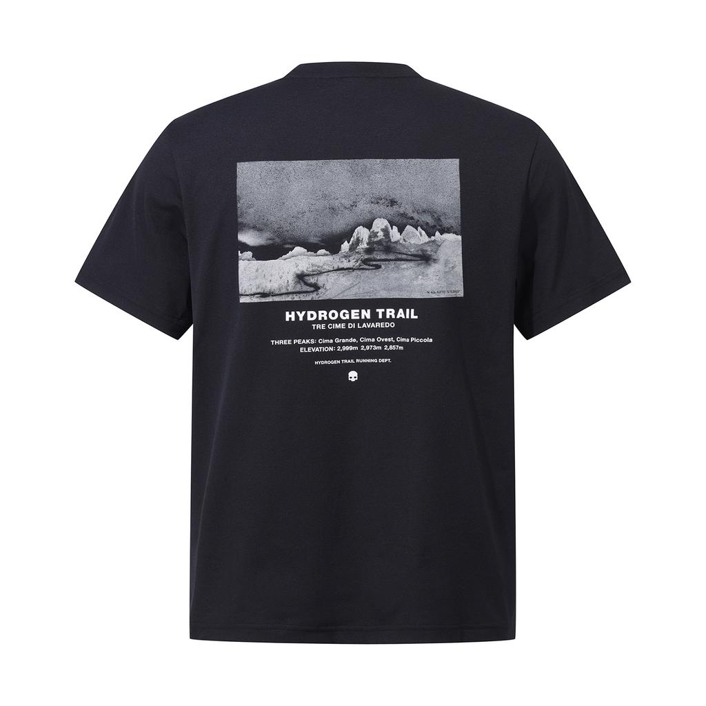 HYDROGEN Men'S Active Graphic Short Sleeve T-Shirt