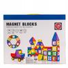 3D Magnetic Blocks Castle and Vehicles Large Set of 110 Educational Pieces
