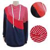 2025wish Long Sleeve Patchwork Multifunctional Nursing Jacket Sweatshirt
