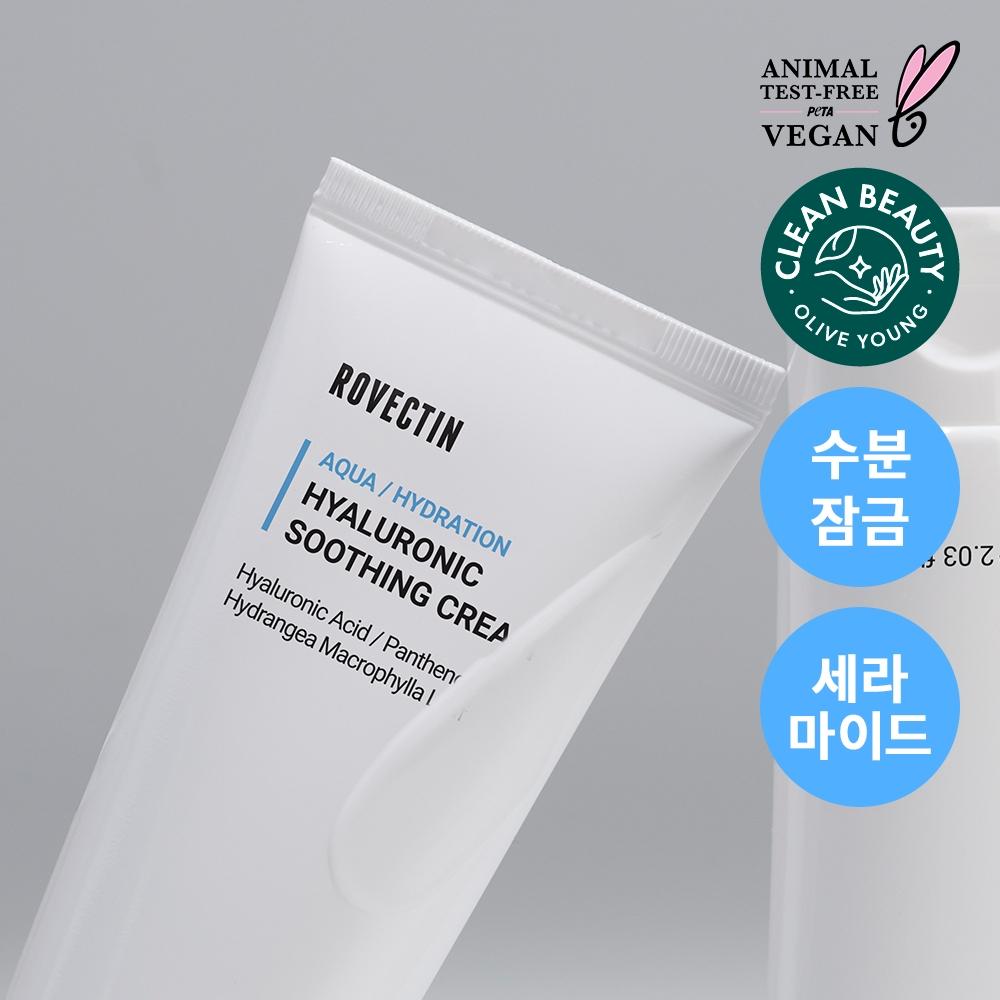 Rovectin [moisture Charging Ceramide] Rovectin Aqua Hyaluronic Soothing Cream 60ml