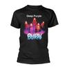 Men's Deep Purple Burn T-shirt Large Black