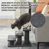 Cat Stairs 3 Steps Pet Stairs Stairs for Cats Pet Stairs 45 X 35 X 34 Cm Grey