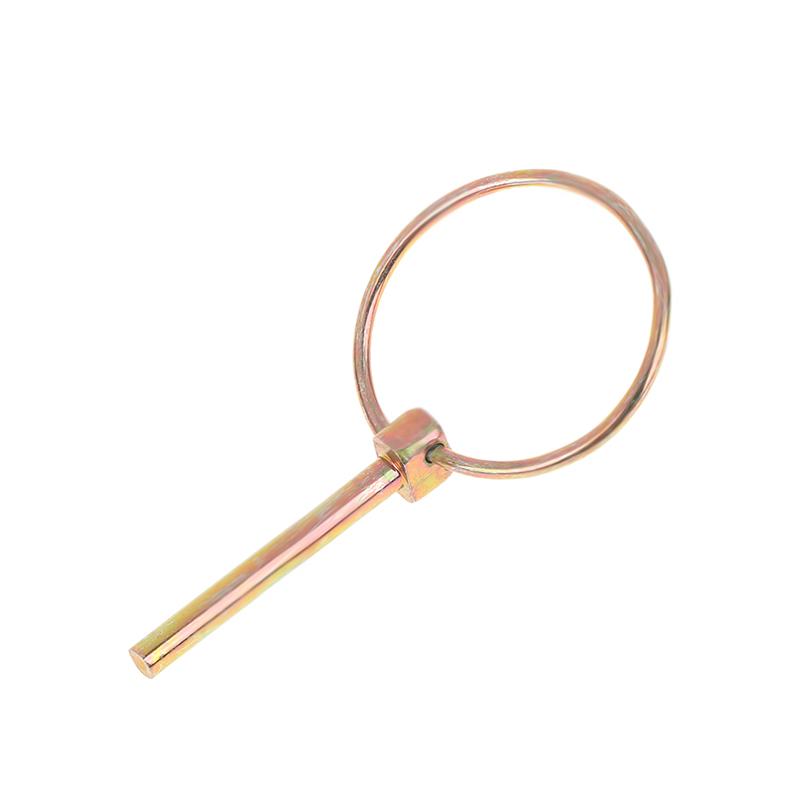10/20/30 Pezzi 6*50mm Acciaio Spinotto di Sicurezza Robusto Gancio ad Anello per Rimorchio Trattore Bicicletta Passeggino Carico per Fattoria Prato Giardino Camion
