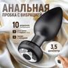 Wireless Remote Control Vibrating Anal Plug for Female & Prostate Stimulation - Adult Toy