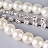 Fashion Elastic Pearl Suspenders Elegant Adjustable Adjustable Straps Back Versatile Suspenders Braces for Women