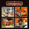 1487Pcs Pirate Series Rock Bay Moc Building Blocks Set Diy Architectural Model Assembly Toy Creative Ornament Kids Birthday Gift