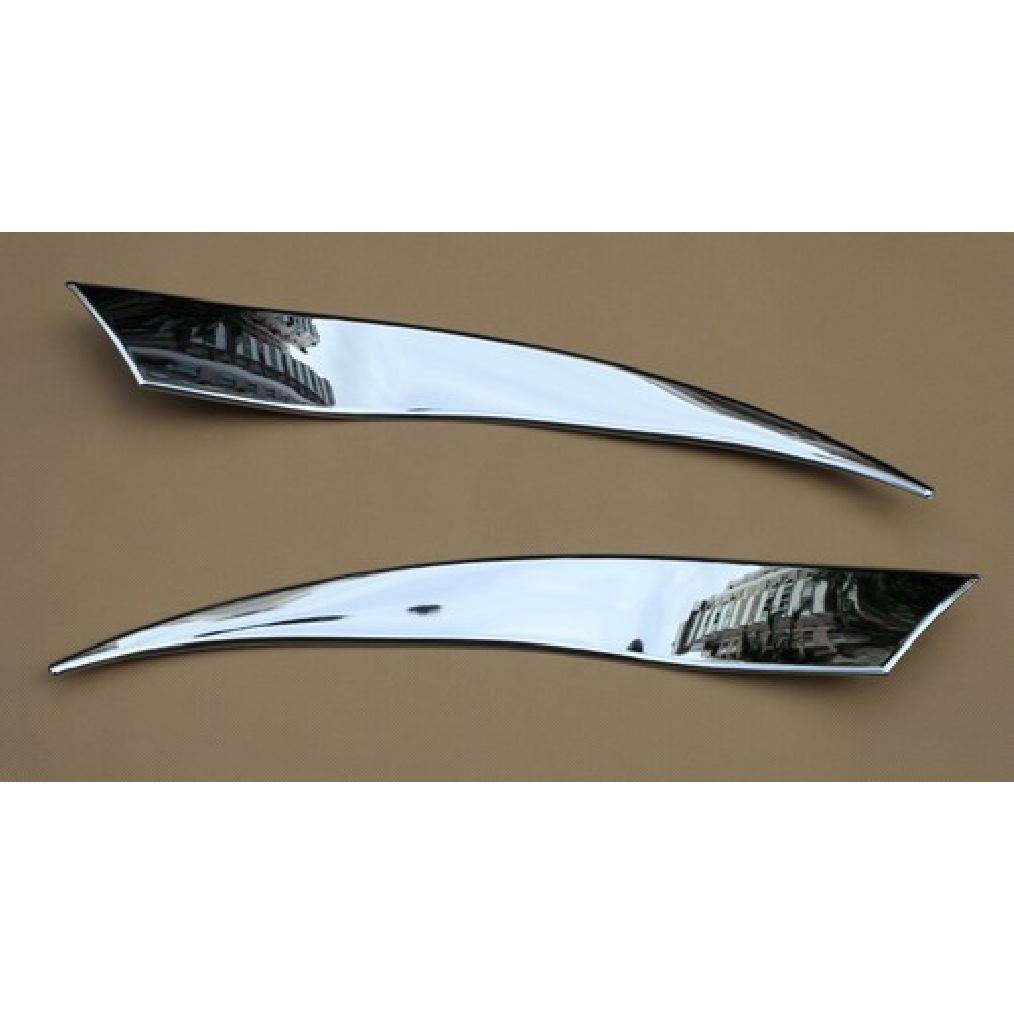 Chrome Head + Tail Light Trims Cover For Mazda 3 Sedan 2014-2016 Accessories