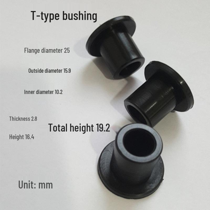 Nylon Wear-Resistant Insulating Step Washer Bolt Liner - Male-Female Screw Bushing