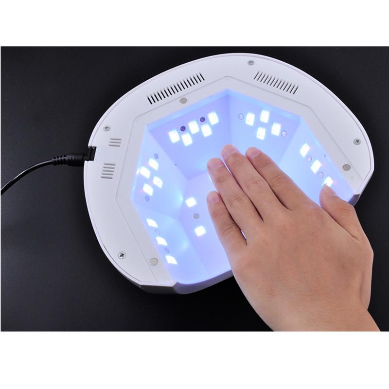 48W UV LED lampy na nehty Vysoušeč nehtů Vytvrzování se spodním inteligentním senzorem 10S 30S 60S časovač