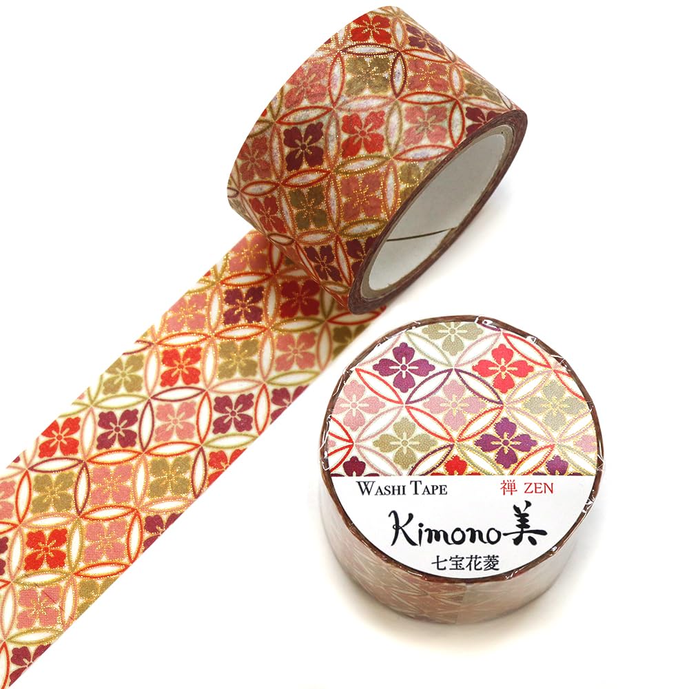 

Kimonobi Masking Tape Hanabishi Cloisonné GR-3052